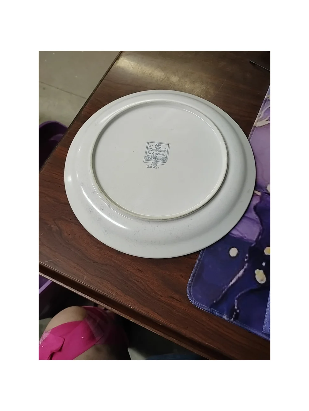 Lytton Stoneware Galaxy Stoneware Japan Vintage Dinner Plate Casual Ceram 8007